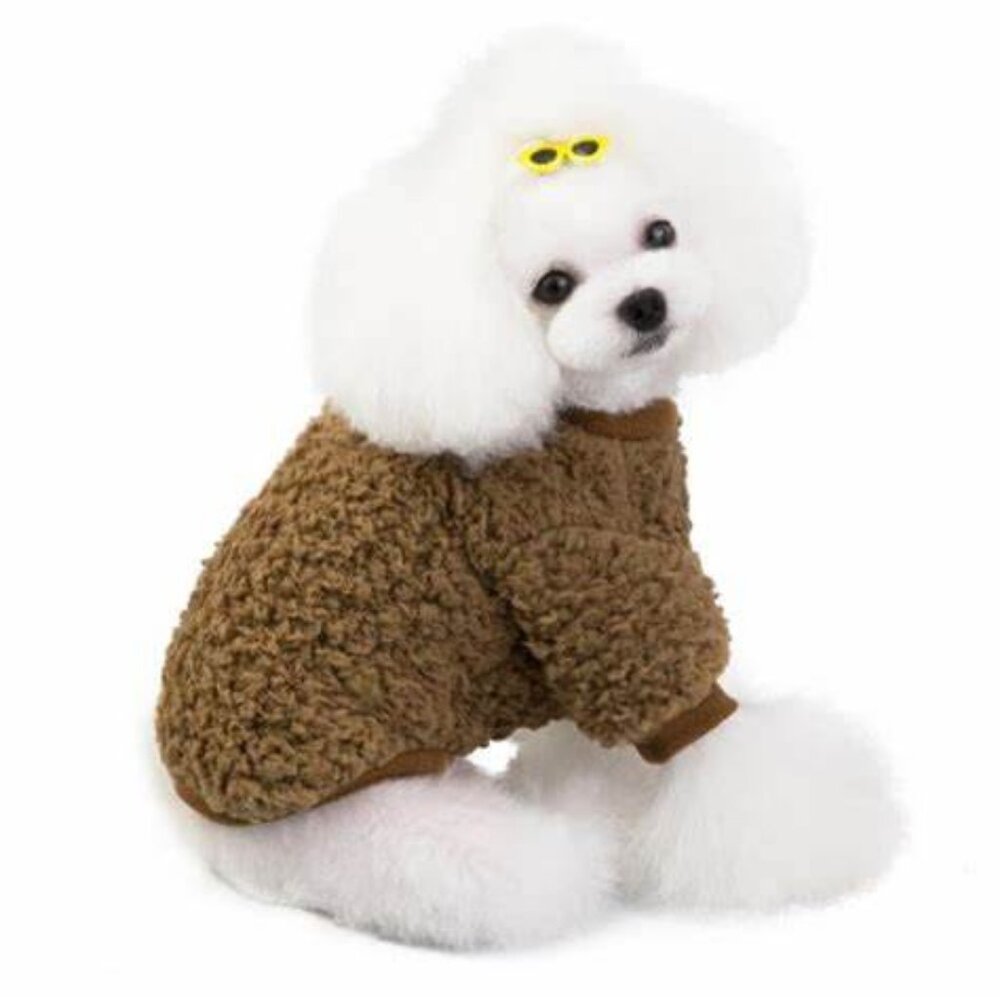 DaDaGou Soft Sherpa Fleece Sweater For Small Dogs NWR XXL (made for small dogs)